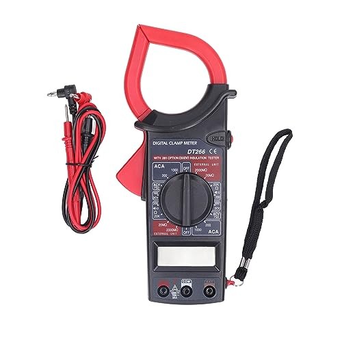 Digital Clamp Meter AC DC Auto Range Clamp Multimeter w/Beeper 1000A Voltage