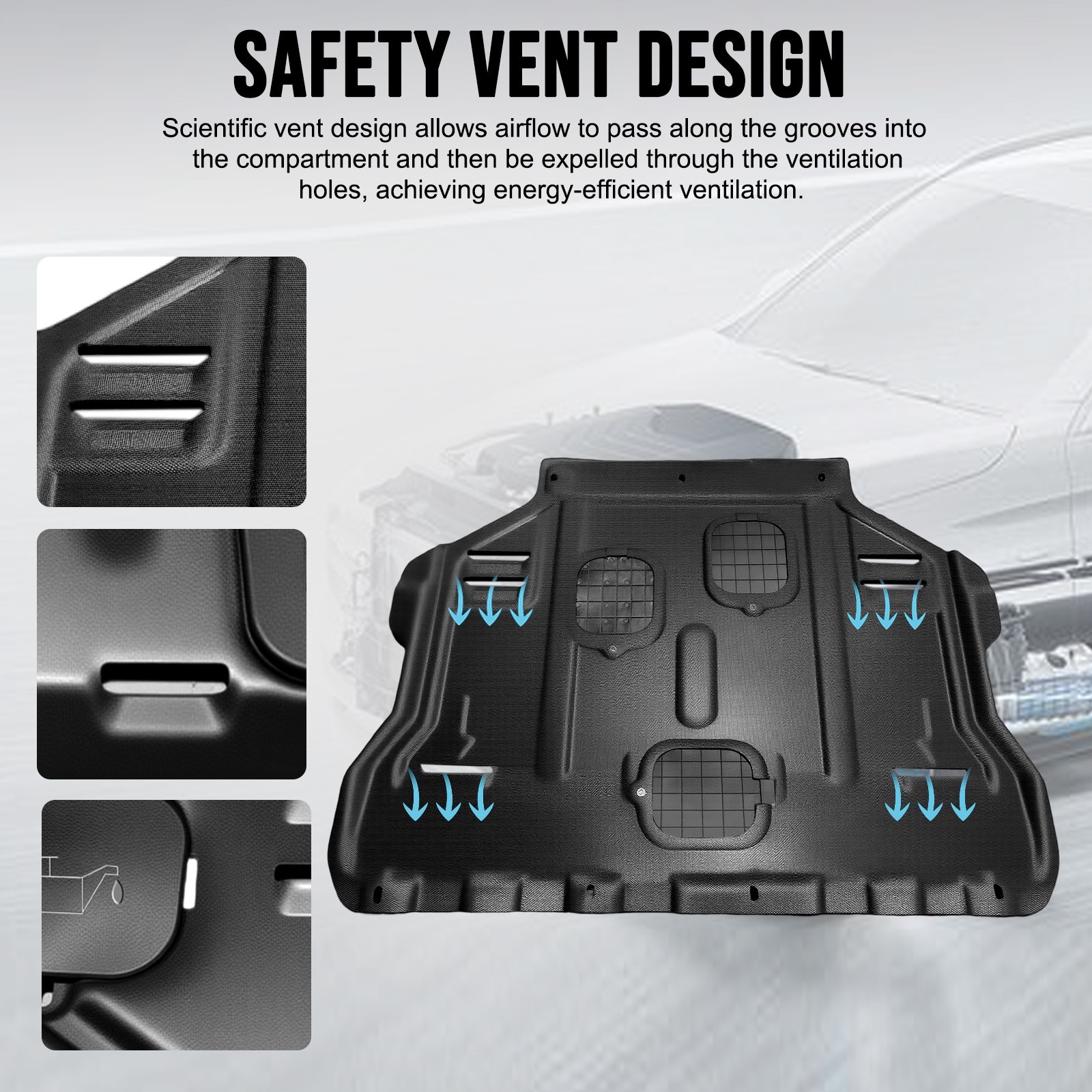 Front Skid Plate for Toyota Corolla 2019-2025 Engine Splash Shield Heavy Duty PV