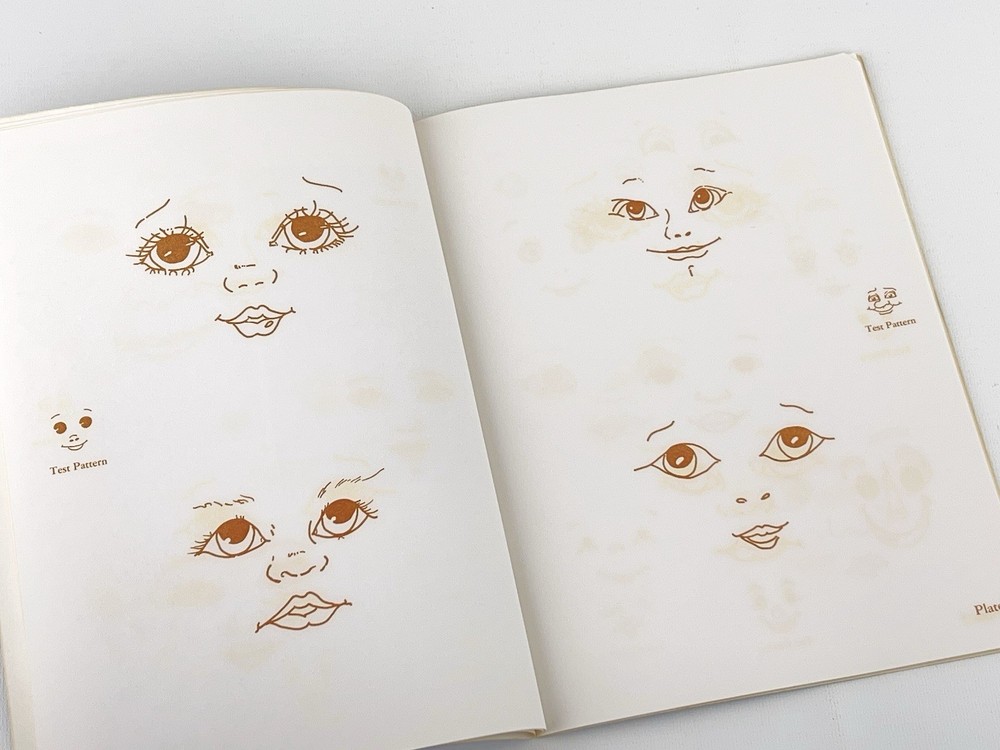 Vintage Transfer On Doll Faces Book 24+ Faces More