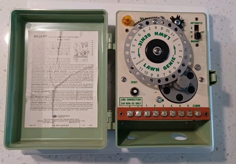 Lawn Genie Model R-406 Sprinkler Timer