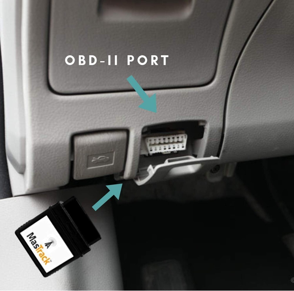MasTrack- OBD GPS Tracker W/No Contract | Track On Computer Smartphone | Fleet