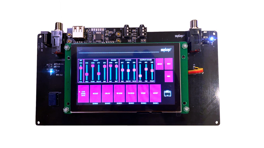 Acoustic Guitar MultiEffect USB Recording Sampler Loop/ Chorus/ Reverb/ Delay/ B