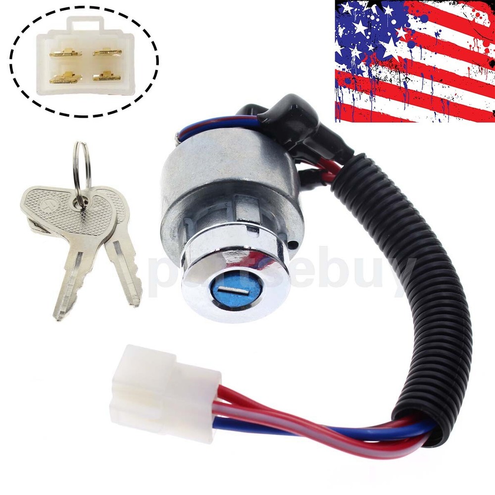 TC020-31822 New Ignition Switch Ignition Lock with Two Keys For  Tractor