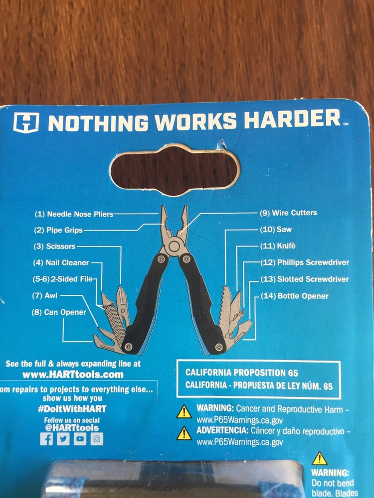 HART 14-in-1 compact Multi-tool