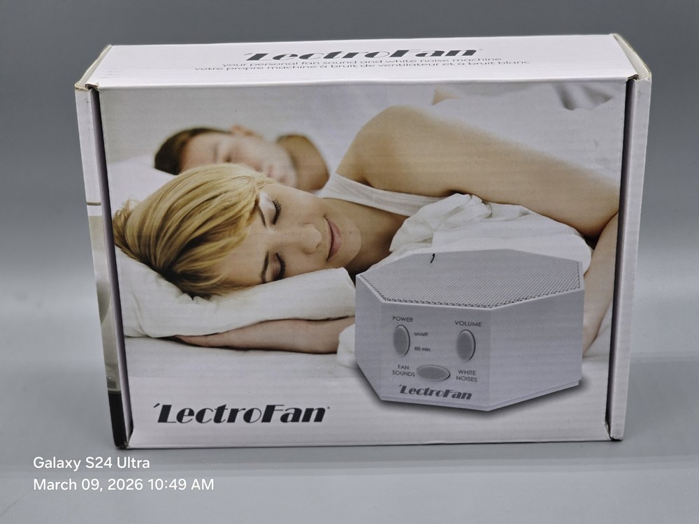 LectroFan ASM1007 White Noise Machine - White Open Box New