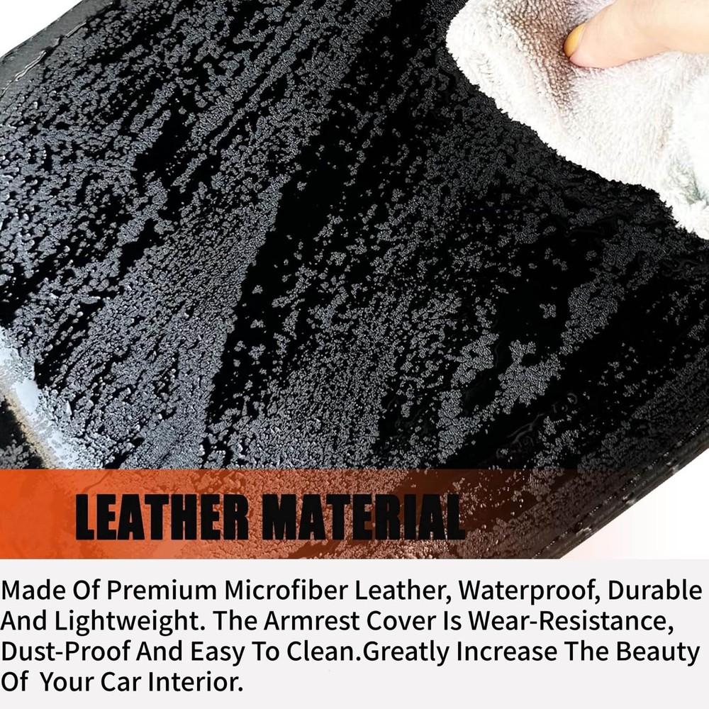 Replacement Armrest Cover for Ford Explorer 2011-2019 Center Console Leather