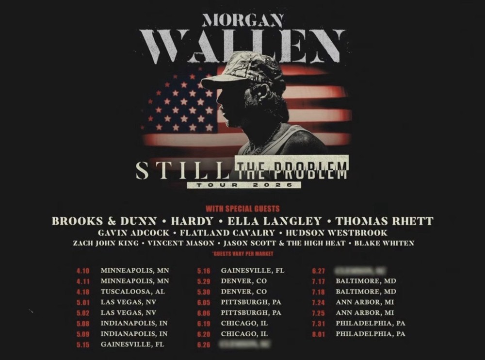 Morgan Wallen Still The Problem Tour 2026