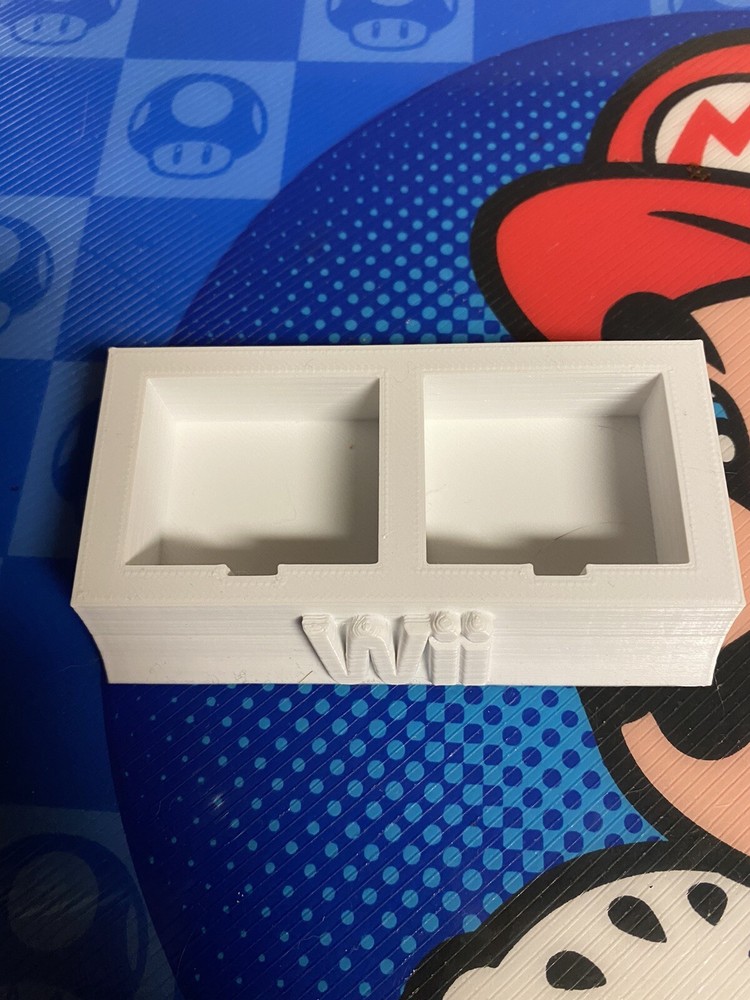 Wii Controller Stand, Holds 2 Wiimotes for Display or Storage! 3D Printed!