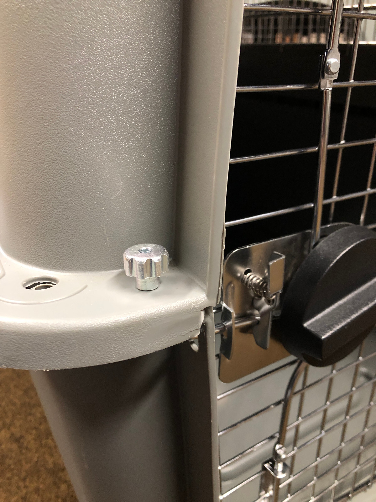 Fasten Tight - Kennel/Crate Metal Hardware Fasteners- Nuts Bolts Silver-8pk