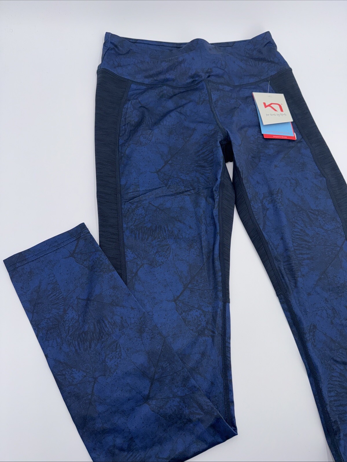 $100 Kari Traa Women’s Fierce Pants Tights- Royal Blue - Medium- New With Tags