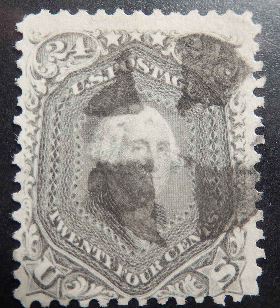 Scott # 078b, Gray, Used