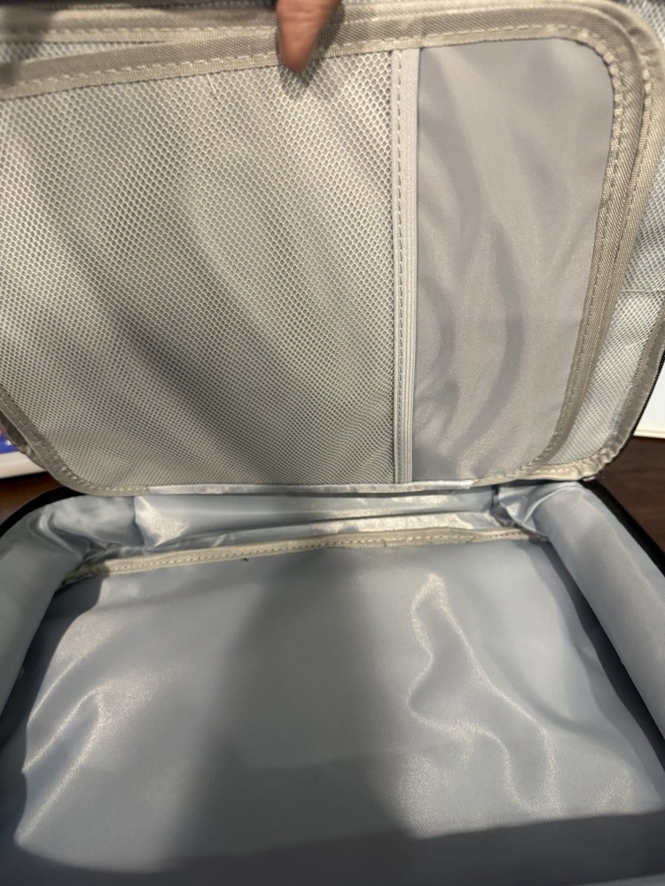 Small Fireproof Storage Organizer Case with Lock 3-Layer Soft Case