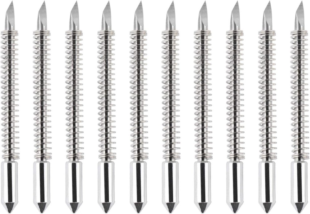 HQMaster 45° Vinyl Cutter Blades Graphtec Cutting Plotter Red Cap 10-Pack