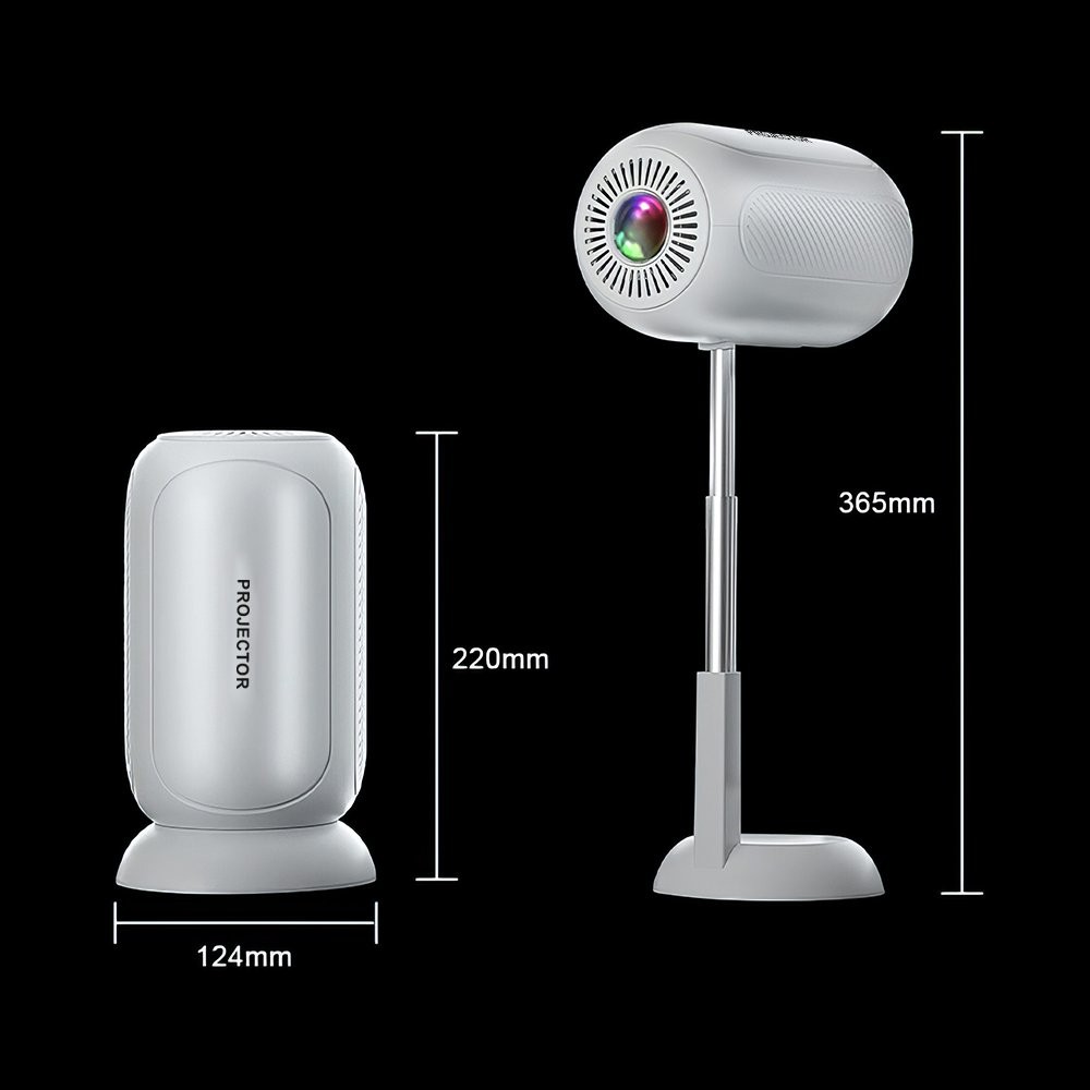 Auto Keystone 1080P Wifi Projector Android Bluetooth Home Video Smart Projector