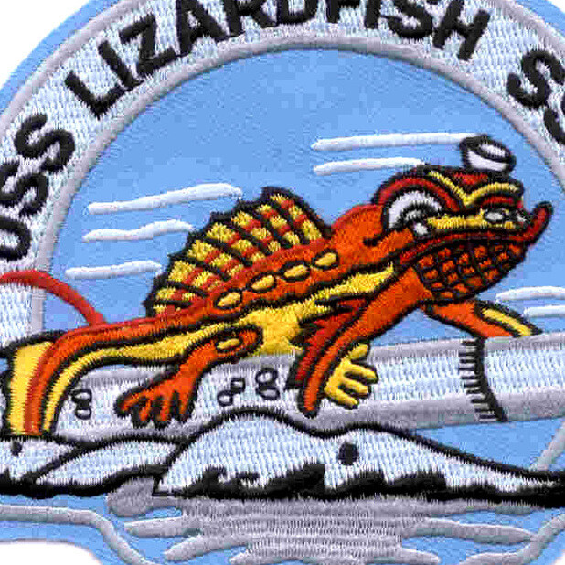 SS-373 USS Lizardfish Patch - Large