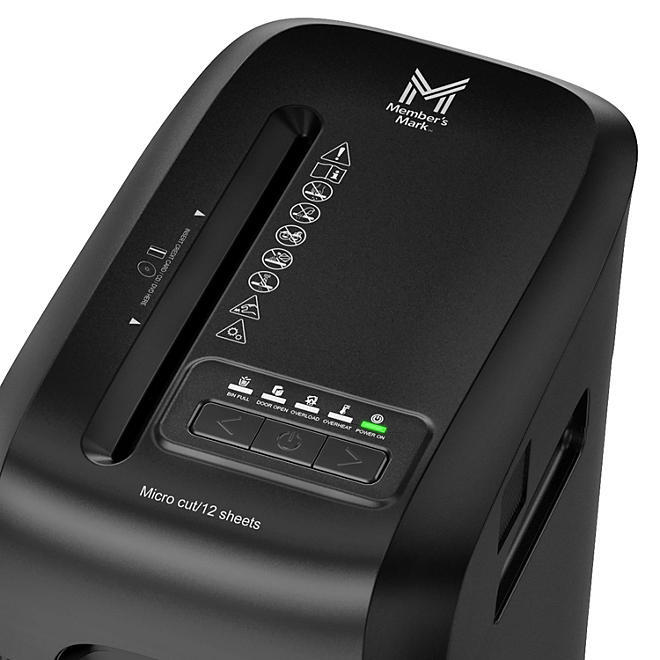 Member's Mark 12-Sheet Micro-Cut Shredder, Model - C249-A