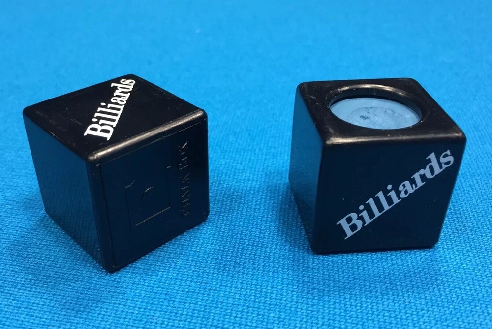 ( 2) Billiard Pool Cue Chalk Box Holder " Billiards “