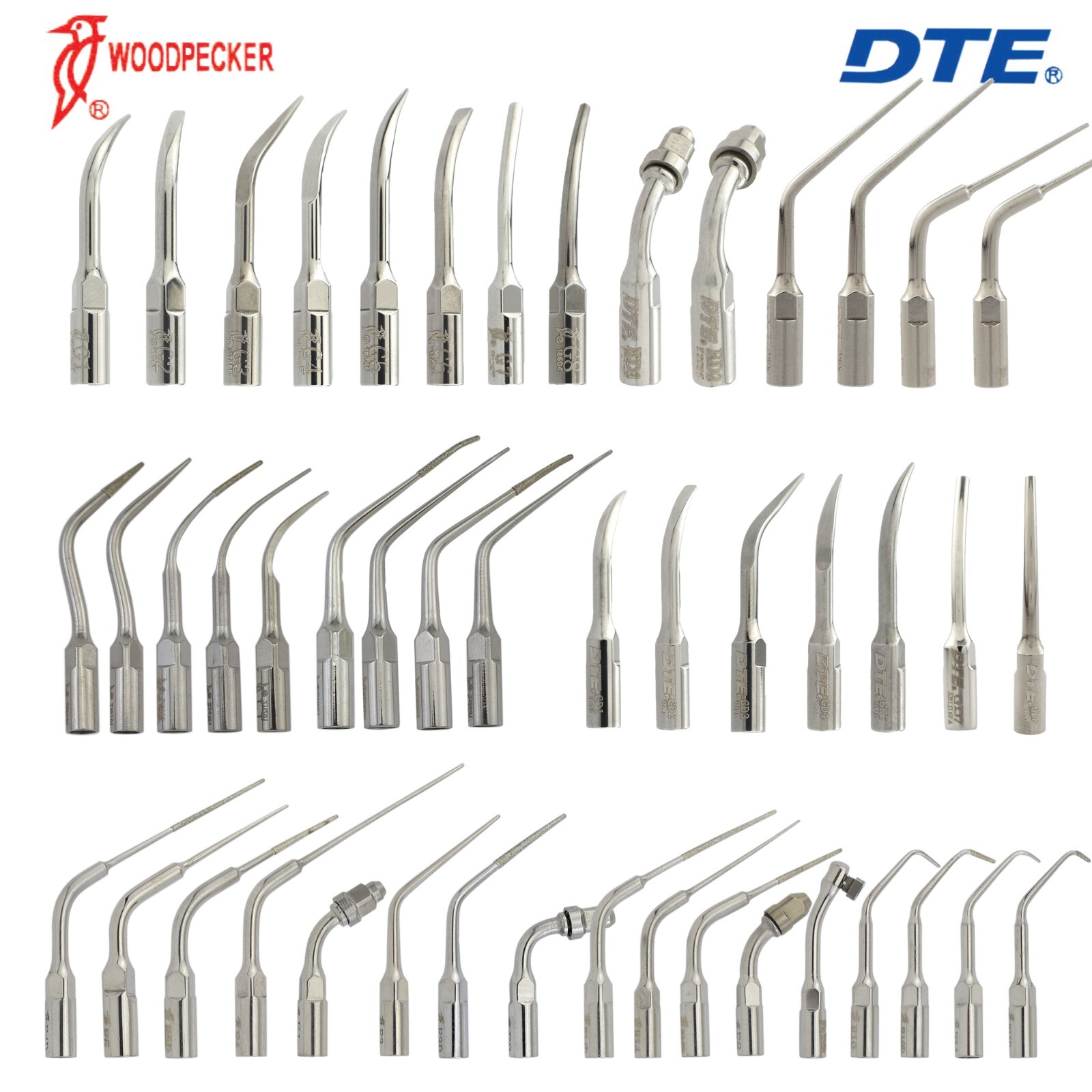 Woodpecker Dental Ultrasonic Scaler Tips Perio Endo for EMS Acteon Satelec NSK