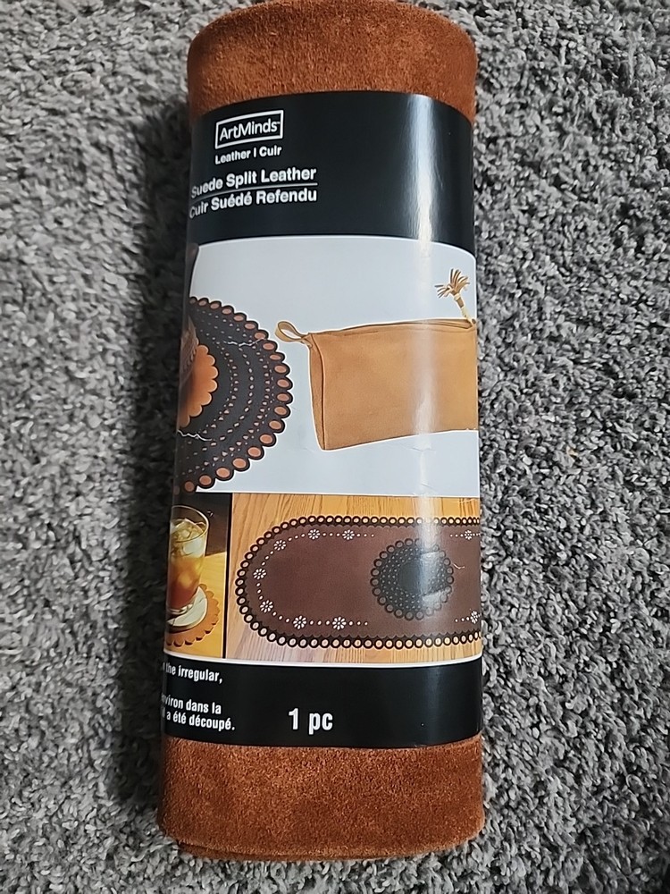 ArtMinds Suede Split Leather Brown 1pc 632341