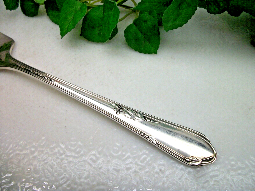 Oneida Rogers MEADOWBROOK Heather Silverplate Cold Meat Serving Fork 1936