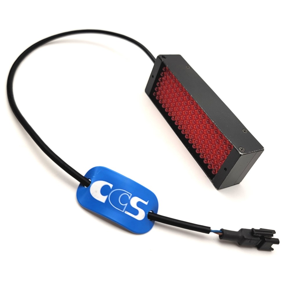 CCS LDL-74X27-N Rectangular Machine Vision Light 12VDC Red 28.8mmW x 86mmD