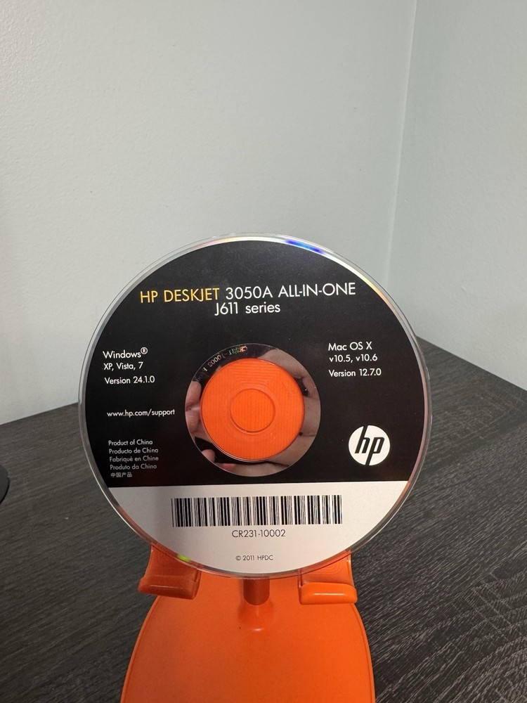 HP Deskjet 1050 All-In-One J410 Series Setup CD ROM Software