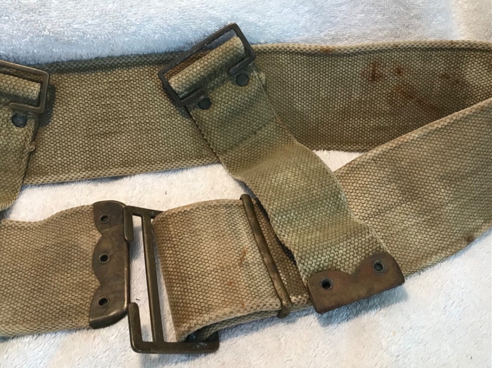WW1 British Army P-08 Web Combat Belt