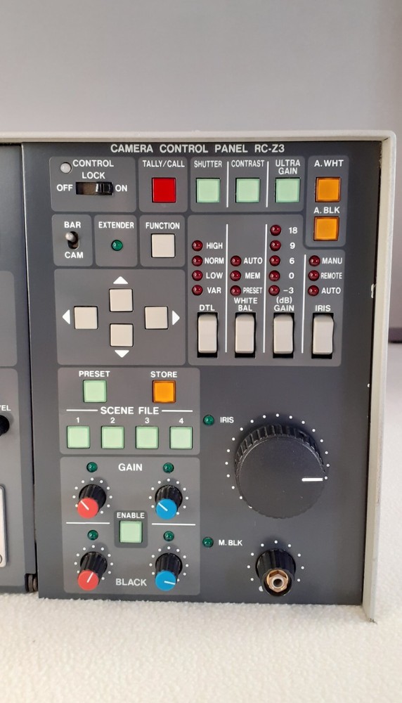Hitachi Triax Base Station TU-Z3 & Camera Control Panel RC-Z3