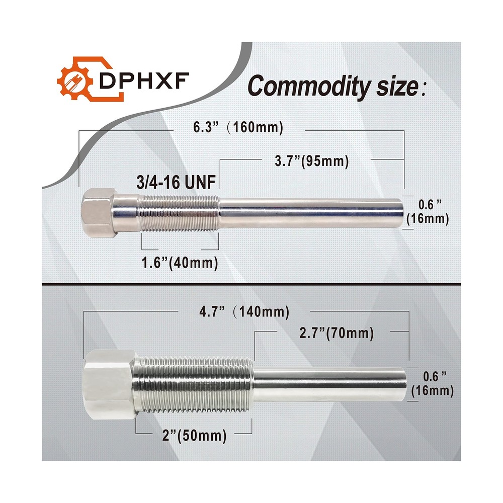 DPHXF Hardened Primary & Secondary Clutch Puller Tool kit. Contains 12 Differ...