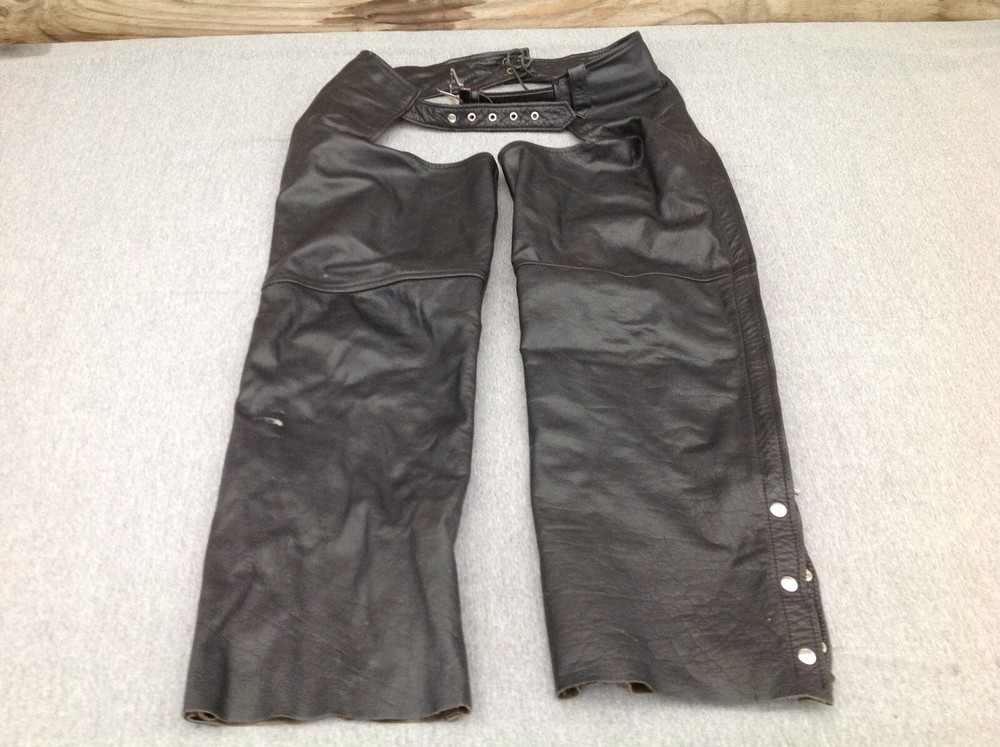 Xelement Leather Chaps, Size 40