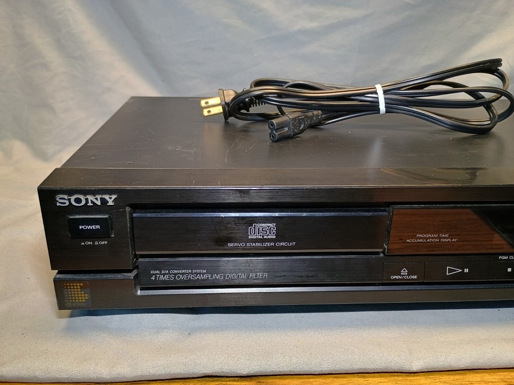 Sony cdp-19 1990 vintage cd compact disk player