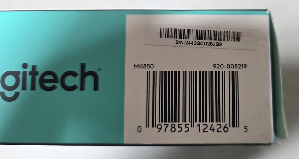 Logitech MK850 Performance Wireless Keyboard and Mouse Combo [920-008219] Nice!