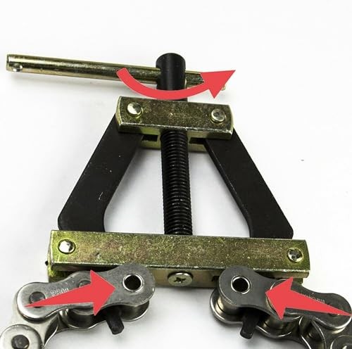 Roller Chain Tools Kit Fits #60#80#100 Roller Chain, Chain Breaker + Puller