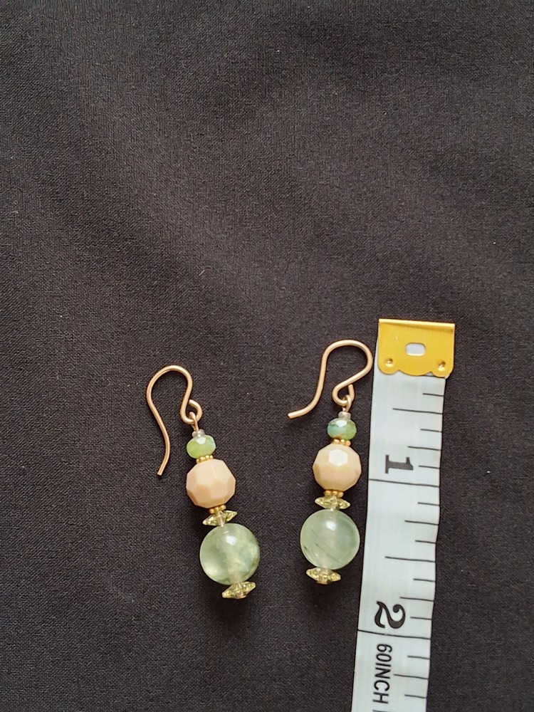 Jade Dangle Earrings By Hedda Saltz