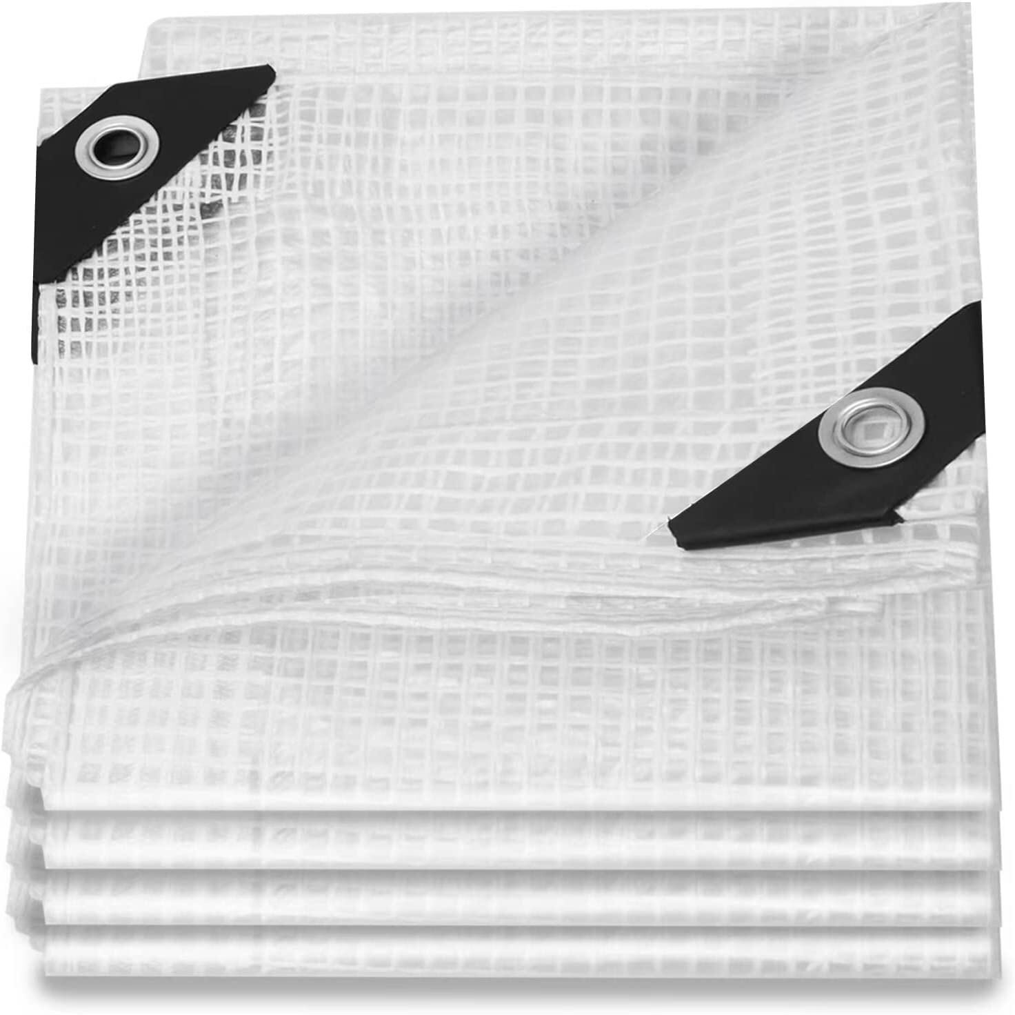 Premium Poly Waterproof Clear Tarp 16 Mil Heavy Duty Canopy