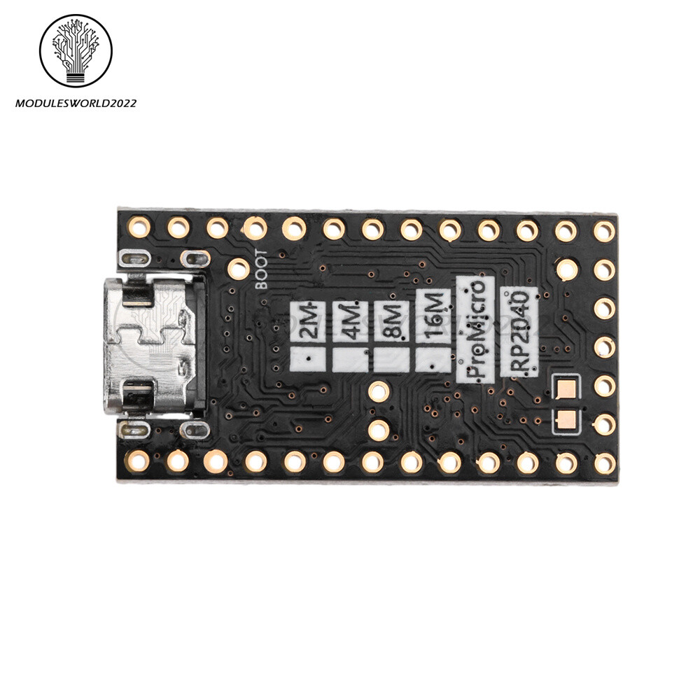 1-10Piece 4/16MB RP2040 Pro Micro Development Board Type-C for Raspberry PI