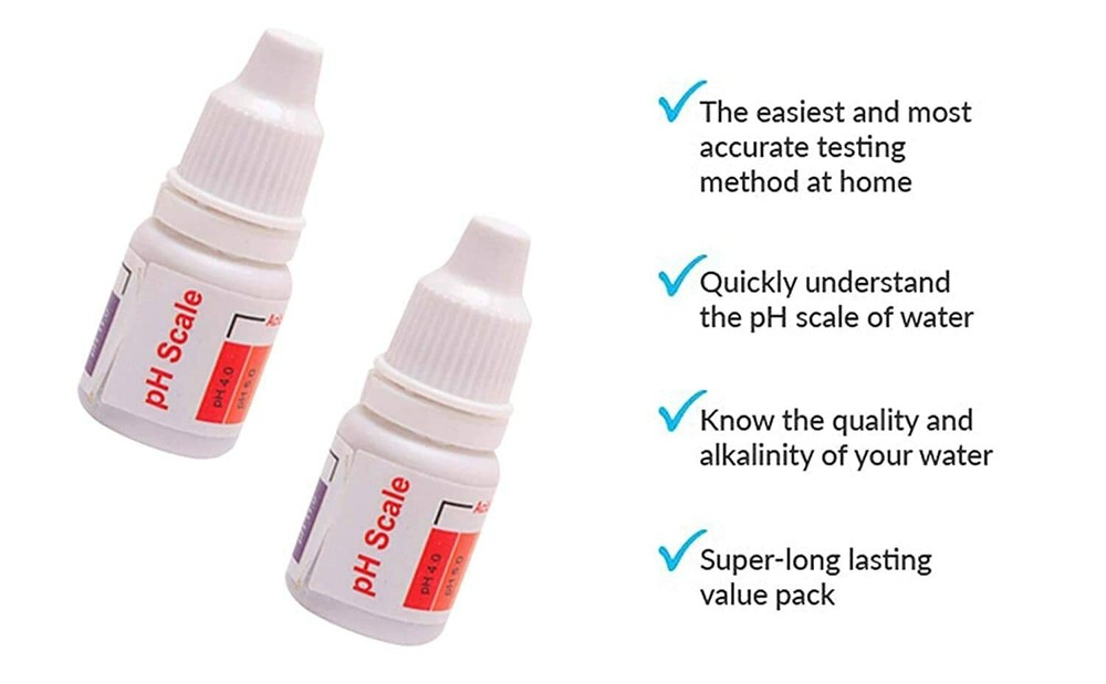 PH Drop for PH Testing and Alkaline level, (10 Pcs Bottle) for pH Water Testing