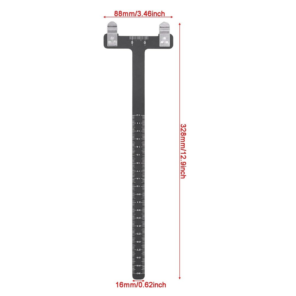 AHOSOUTLY Archery Bow String Nocking Points Set with T Square Ruler Nocking B...