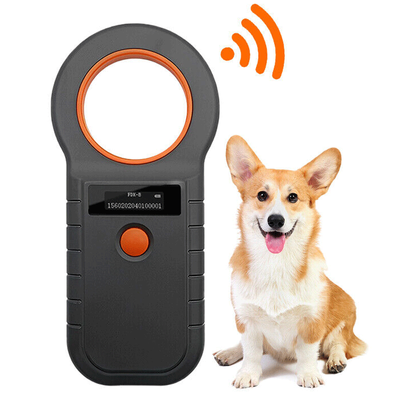Universal Pet ID Microchip Scanner ISO FDX-B Handheld Animal Chip RFID Reader