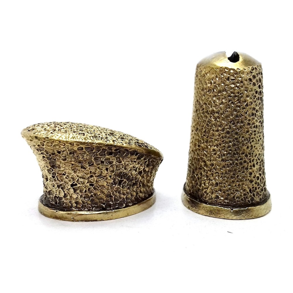 SET DIRK SOLID BRONZE FINGER GUARD BOLSTER, POMMEL CUSTOM KNIFE MAKING