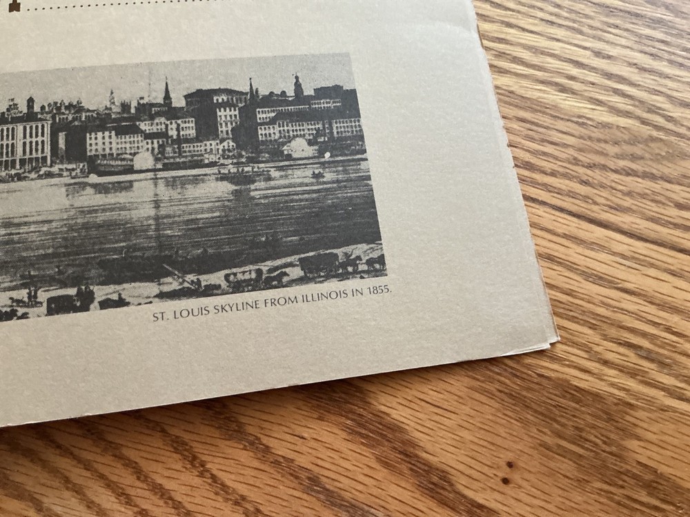 Vintage Catfish & Crystal Restaurant Menu, St. Louis, Mo.