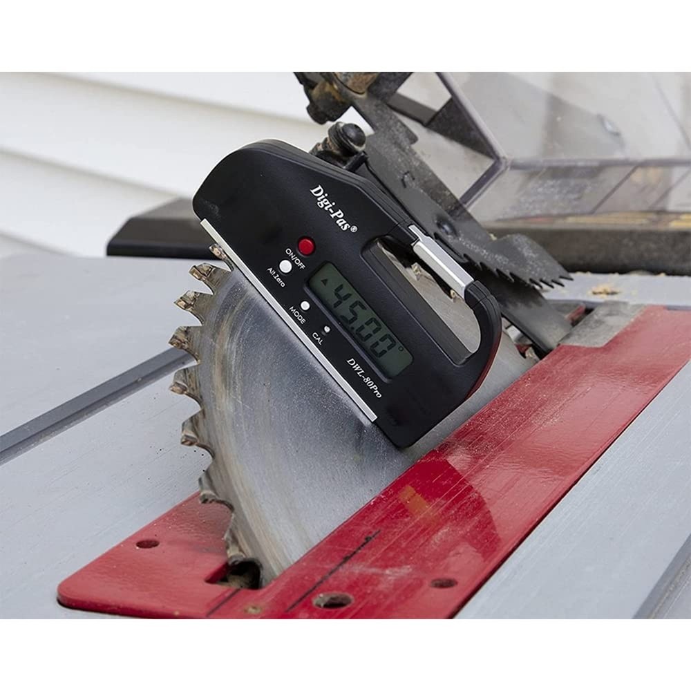 DigiPas DWL80PRO Pocket Size Digital Level, Electronic Angle Gauge, Protracto...