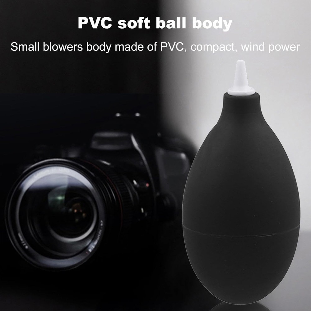 1Pc Portable Black Compressed Air Duster for Electronics & Computer Cleaning