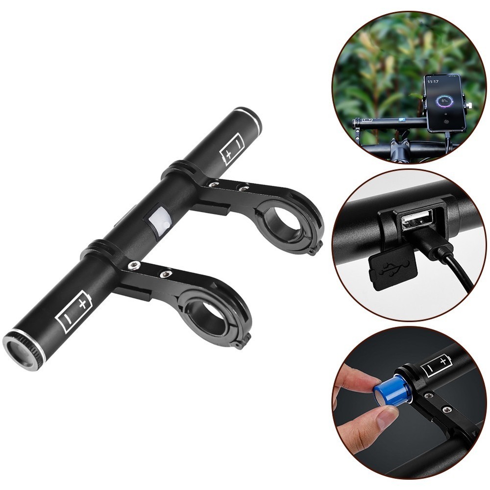 Experience Convenience with USB Rechargeable Handlebar Extension Bracket
