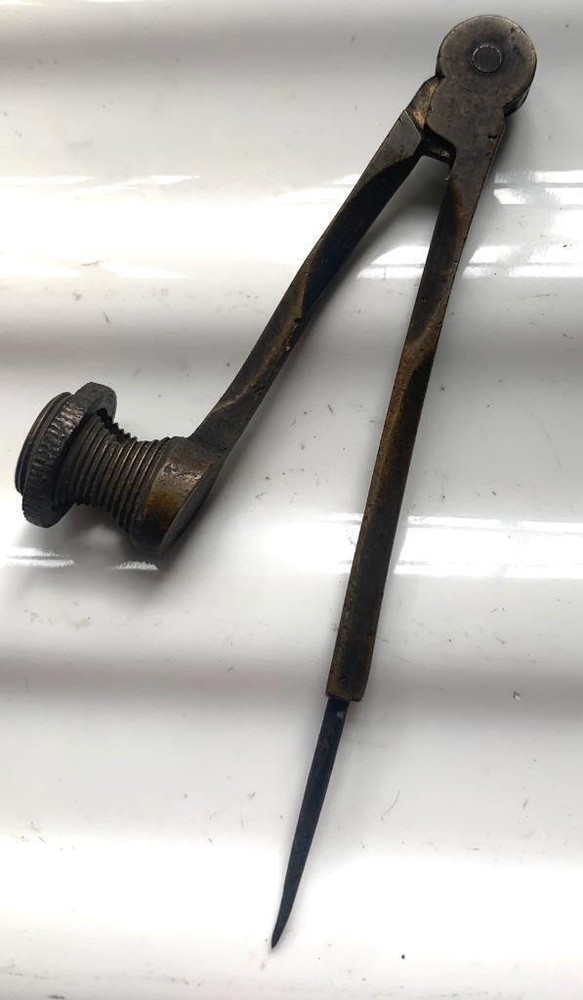 Antique brass drawing compass