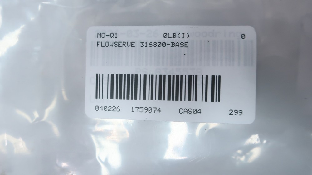 Flowserve 316800-BASE Base Kit 1.125in