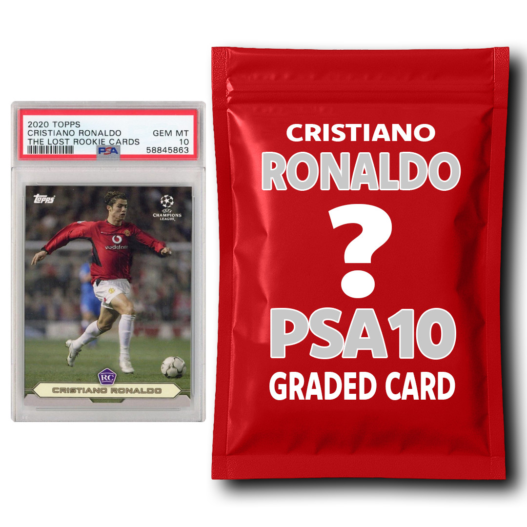 Cristiano Ronaldo PSA 10 Graded Card Mystery Pack