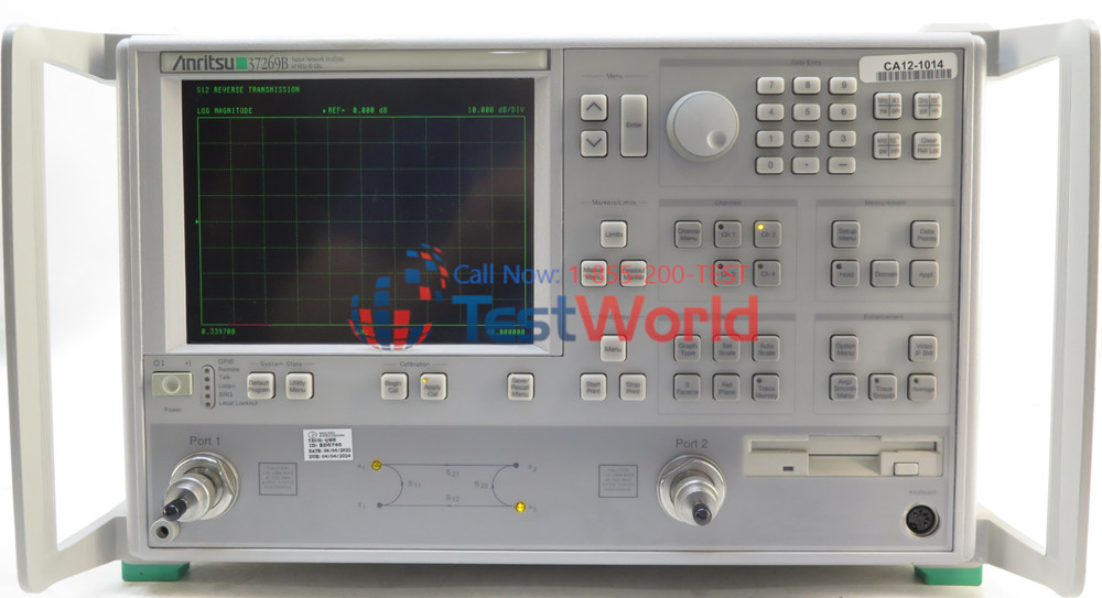 Anritsu 37269B Vector Network Analyzer, 40 MHz - 40 GHz - 2 Channel