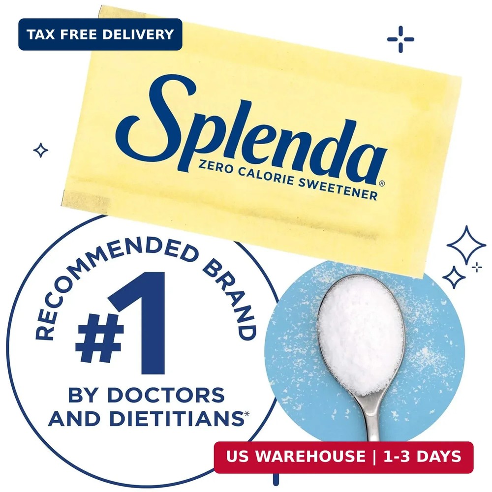 SPLENDA Zero Calorie Sweetener, 400 Count Packets