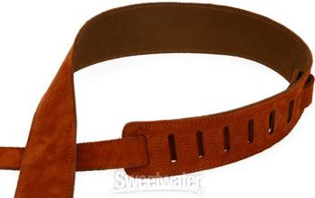 Levy's MS26 Suede Guitar Strap - Honey